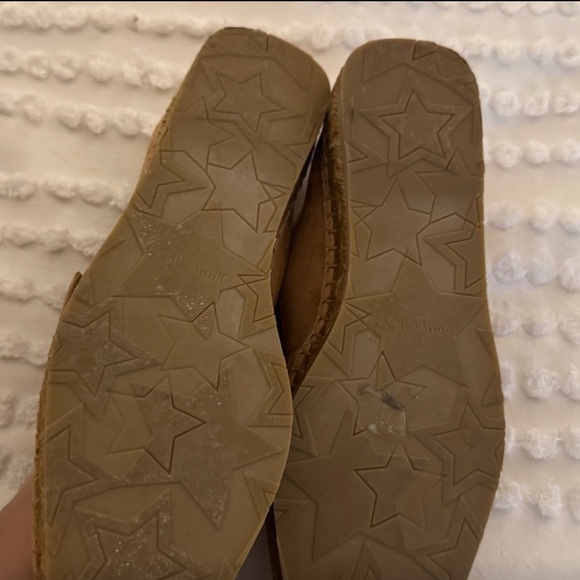 Authentic Jimmy Choo Tan Dru Flat Espadrilles with Crystal Buckle - Picture 5 of 12